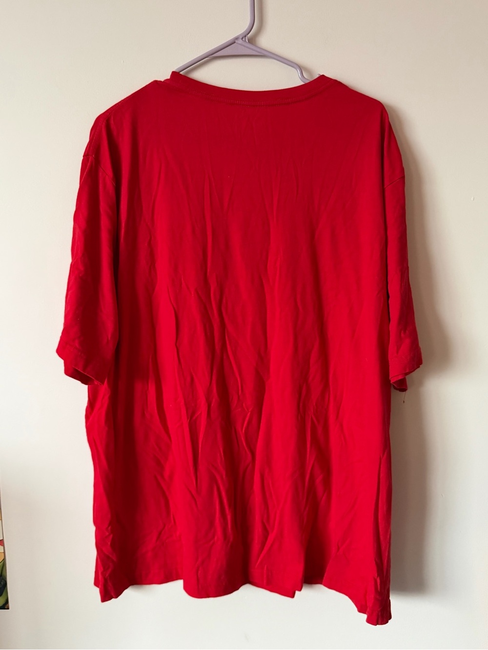 Christmas Coca-Cola White Logo on Red  Tee - Picture 4 of 4